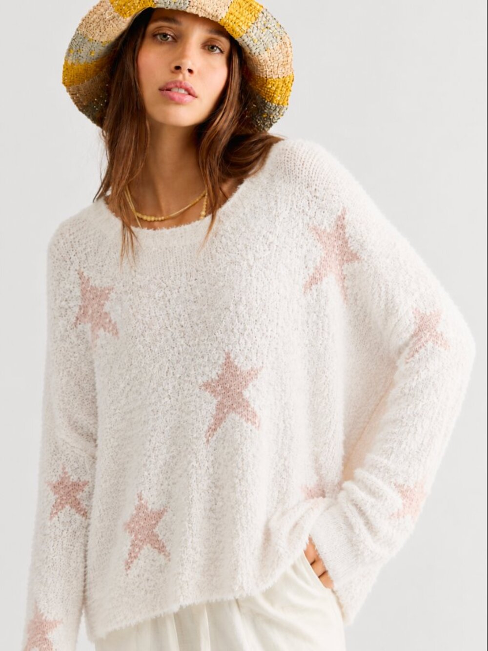 POL STAR CHENILLE SWEATER